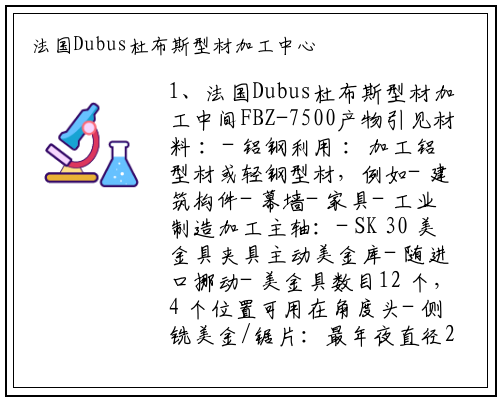 bat365官网登录入口-法国Dubus杜布斯型材加工中心